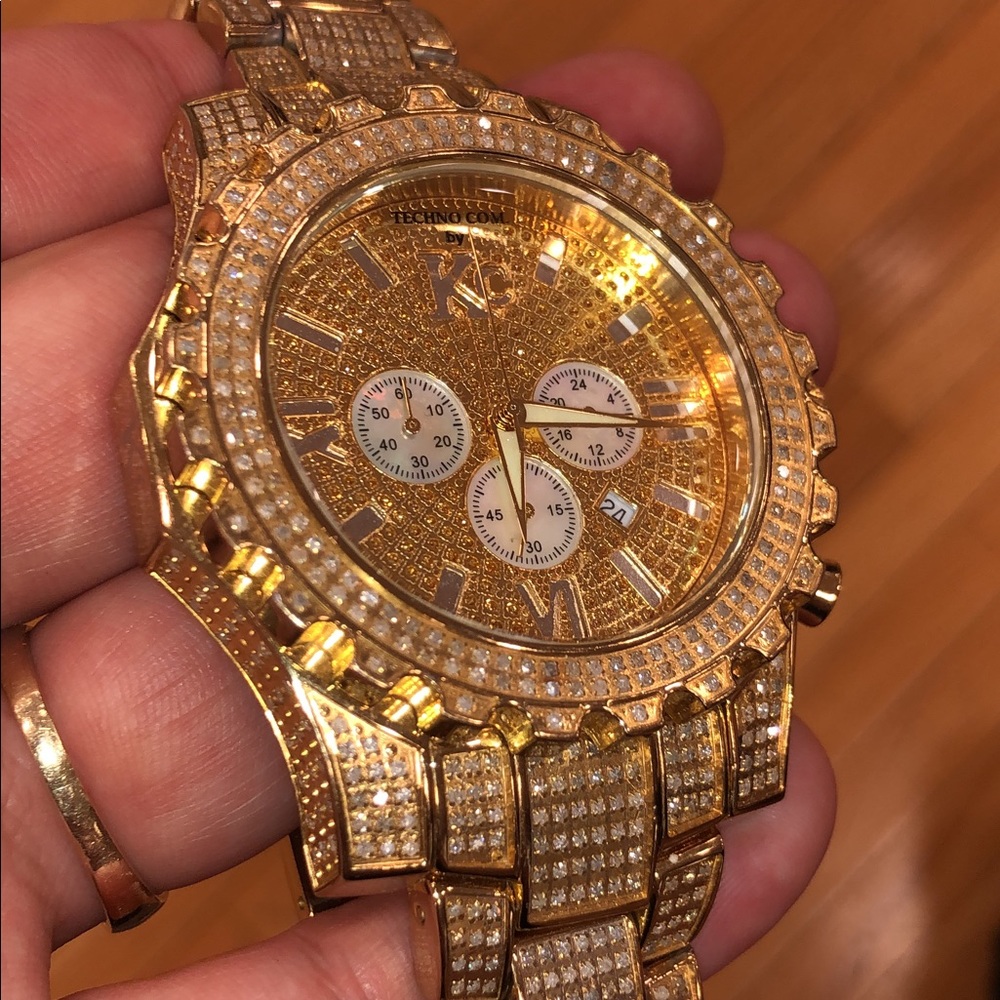 Men’s Kc Techno Com Diamond Watch 5.50 carats